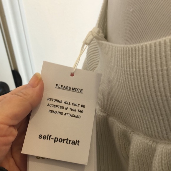 SELF-PORTRAIT off shoulder sweater - Picture 11 of 16